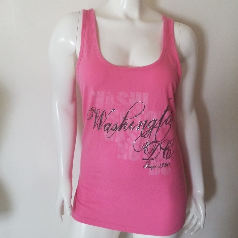 Pink Long Washington DC Ladies Tank Size XXL